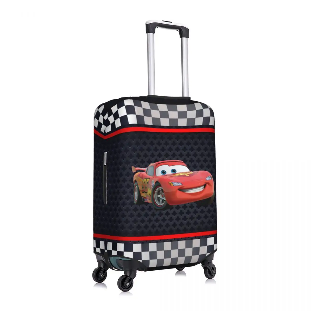 Cartoon Pixar Cars Travel Luggage Cover Washable Suitcase Cover Protector Fit 18-32 Inch