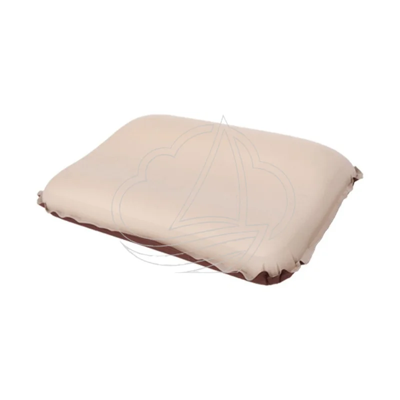 Mountain guest cheese pillow pillowcase, outdoor camping leisure portable travel automatic inflatable sponge pillow U shape