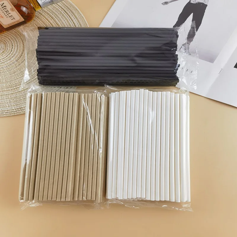 For  Artist Creative Disposable Straw For  Party Decoration Hotel Bar Canteen Juice Milk Drinking