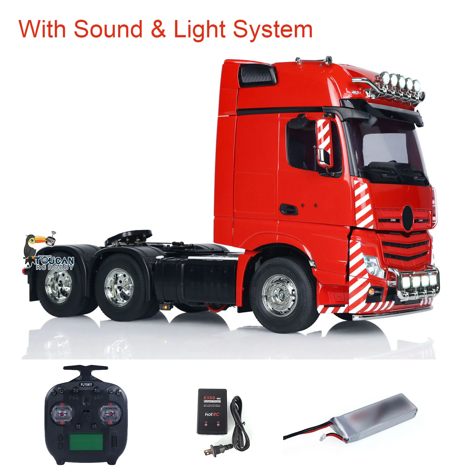 1/14 TAMIYAYA 56348 3363 6x4 RC Tractor Truck RTR Lorry Car With Sound Light System ST8 Radio Battery Charger Toy Model Gifts