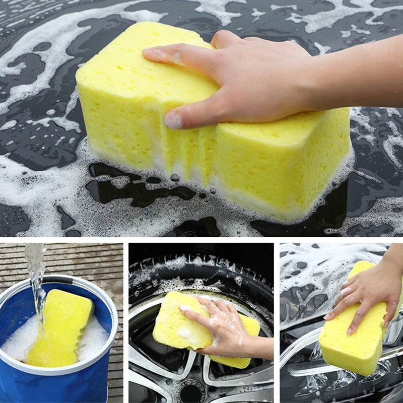 

1 Pcs Microfiber Chenille Car Wash Sponge Care Washing Brush Pad Cleaning Tool Auto Washing Towel Gloves Styling Accessories