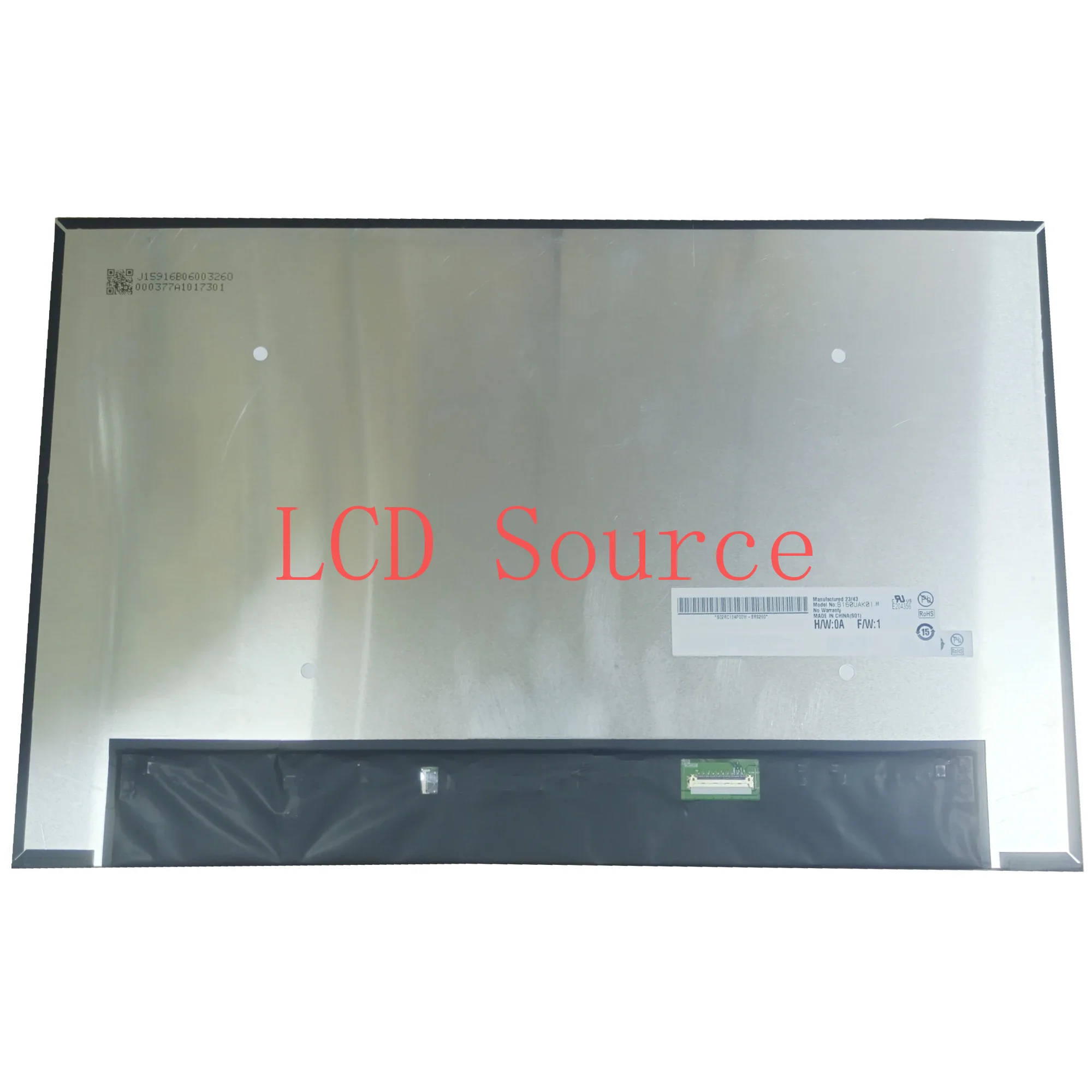 مصفوفة لوحة شاشة LCD للكمبيوتر المحمول ، B160UAK01.H ، in ، أصلي ، IPS