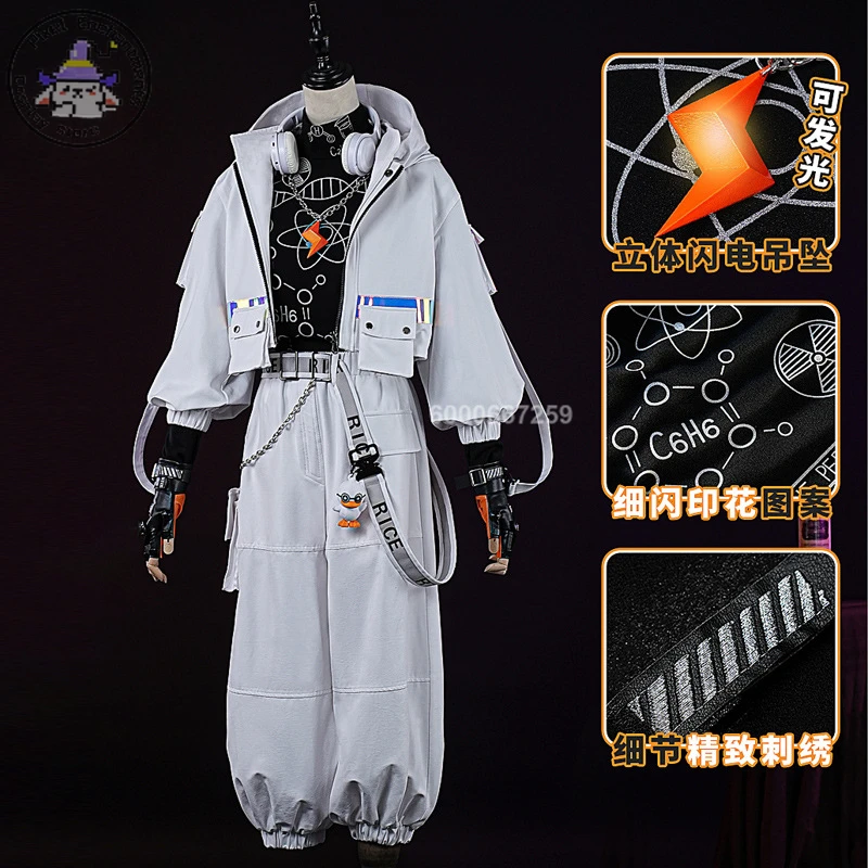 Identity V Game Luca Balsa Prisoner Cosplay Costume Fashion Uniforms Halloween Carnival Party Role Play Game Clothing Add Wig