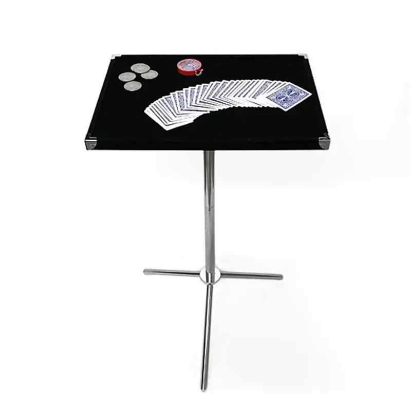 Tray Magician Table (Silver Decoration) Stage Magic Trick Magia Magie Magica Magicians Prop Accesory Illusion Gimmick Tutorial