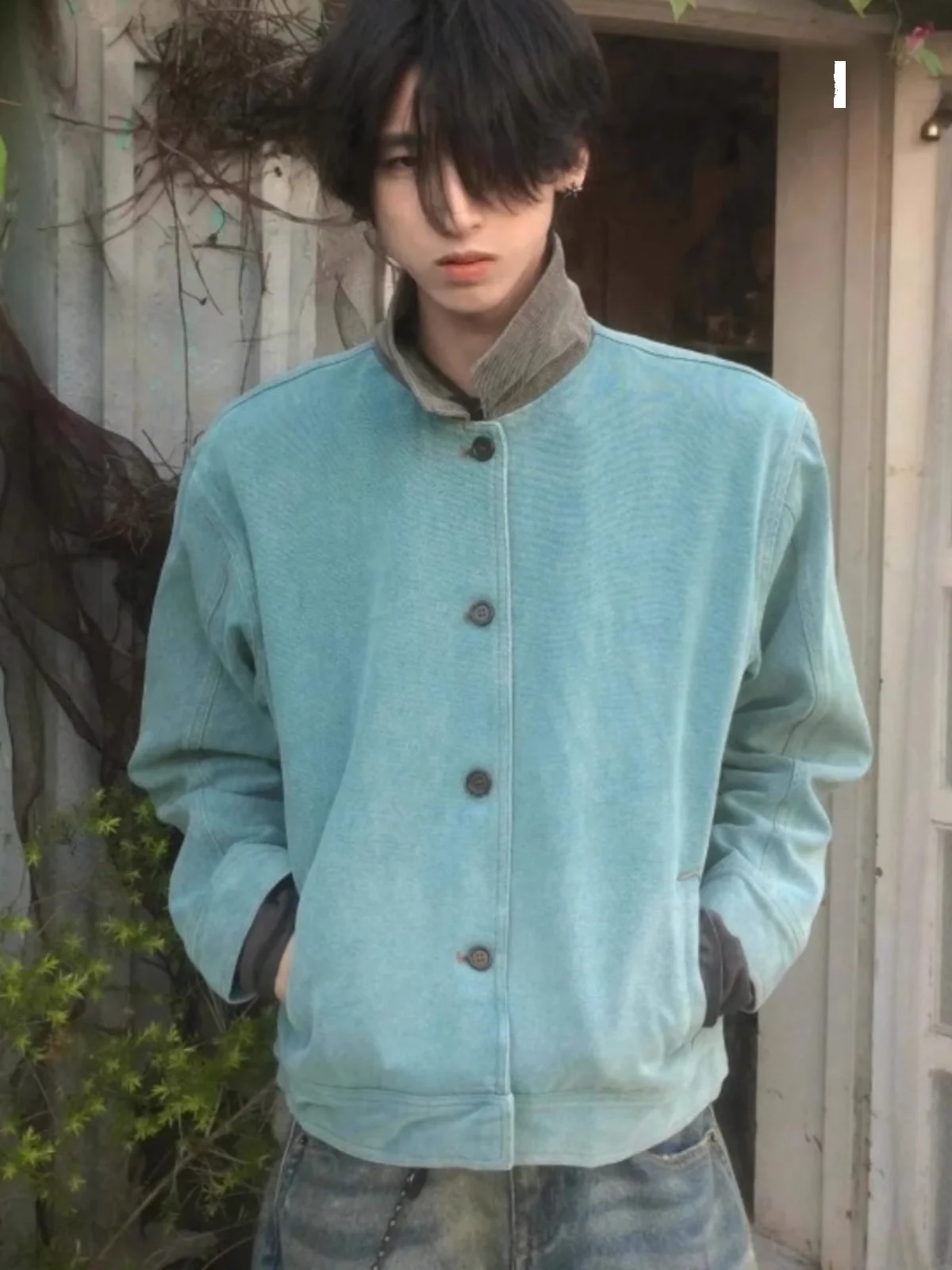 

Retro American Lake een Waed ort Jaet Men's Spring Autumn High Sensation Hermitcreate Workwear Outerwear