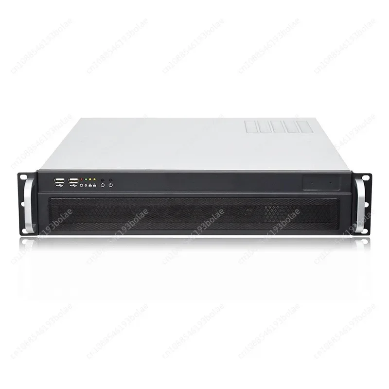 

19 Inch 2U Rack Type 380 350mm Surveillance Video Computer Host Hard Disk MATX Main Board Industrial Control Chassis