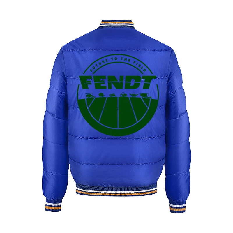 Winter New FENDT Print Custom Made Solid Color Men Down Jacket Pocket Cotton Warm Thicken Slim Casual Man Down Jackets Selling