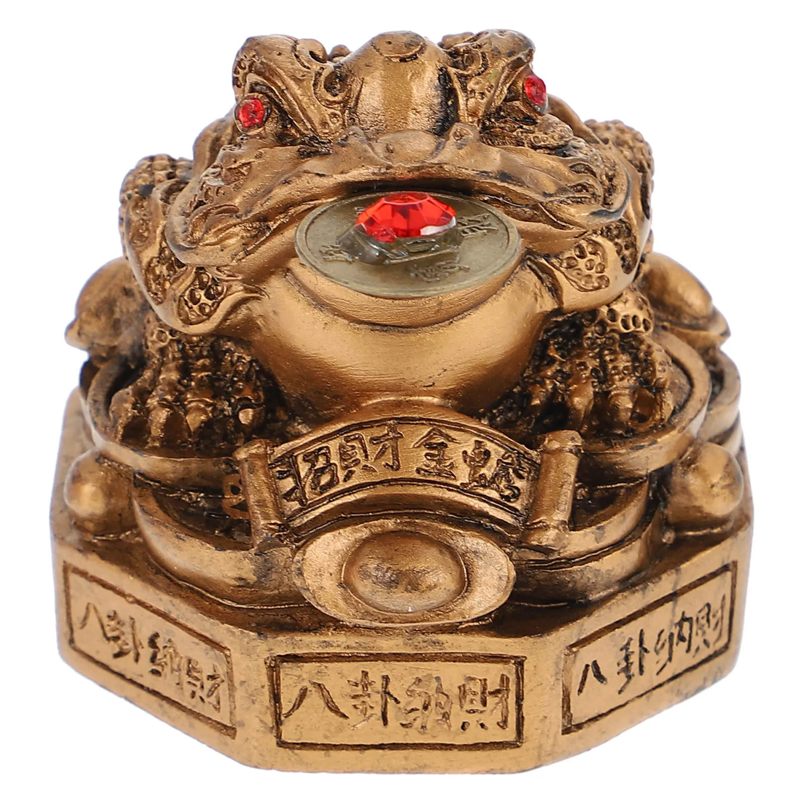 

Exquisite Toad Ornament Desktop Office Decorative Statue Sculpture Accessory Premium Unique Creative Artistic Design