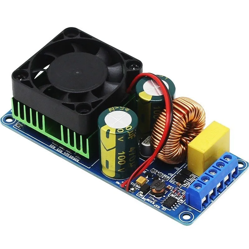 500W D-Class HIFI Power IRS2092 Single Channel Digital Stage Amplifier Board Electronic Components