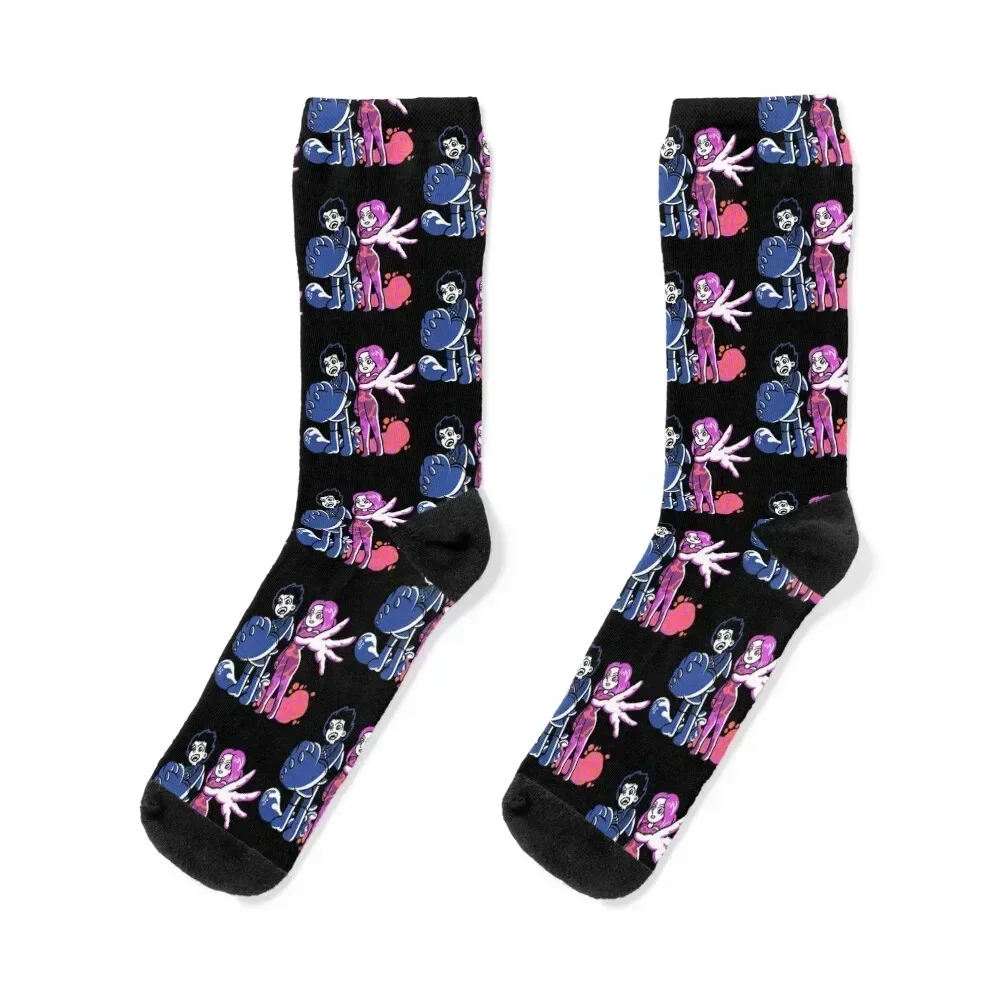 

Sharkboy and Lavagirl Socks new in's winter kawaii soccer anti-slip Men Socks Luxury Brand Women's