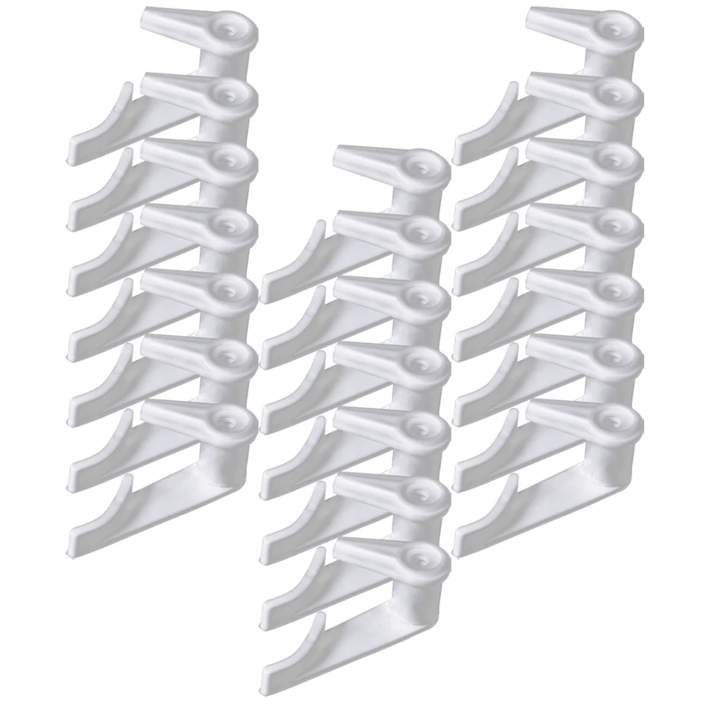 

100 Pcs LED Strip Light Ceiling Lights Fixed Clips Lampshade Plastic Buckle for