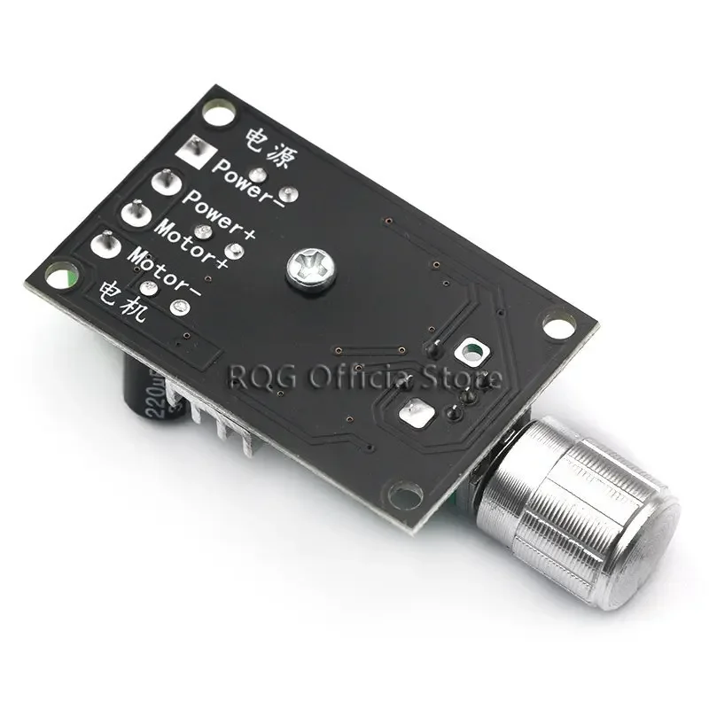 Controlador de velocidad del Motor, regulador ajustable, 3A, DC 6V, 12V, 24V, 28VDC, 3A, 80W PWM