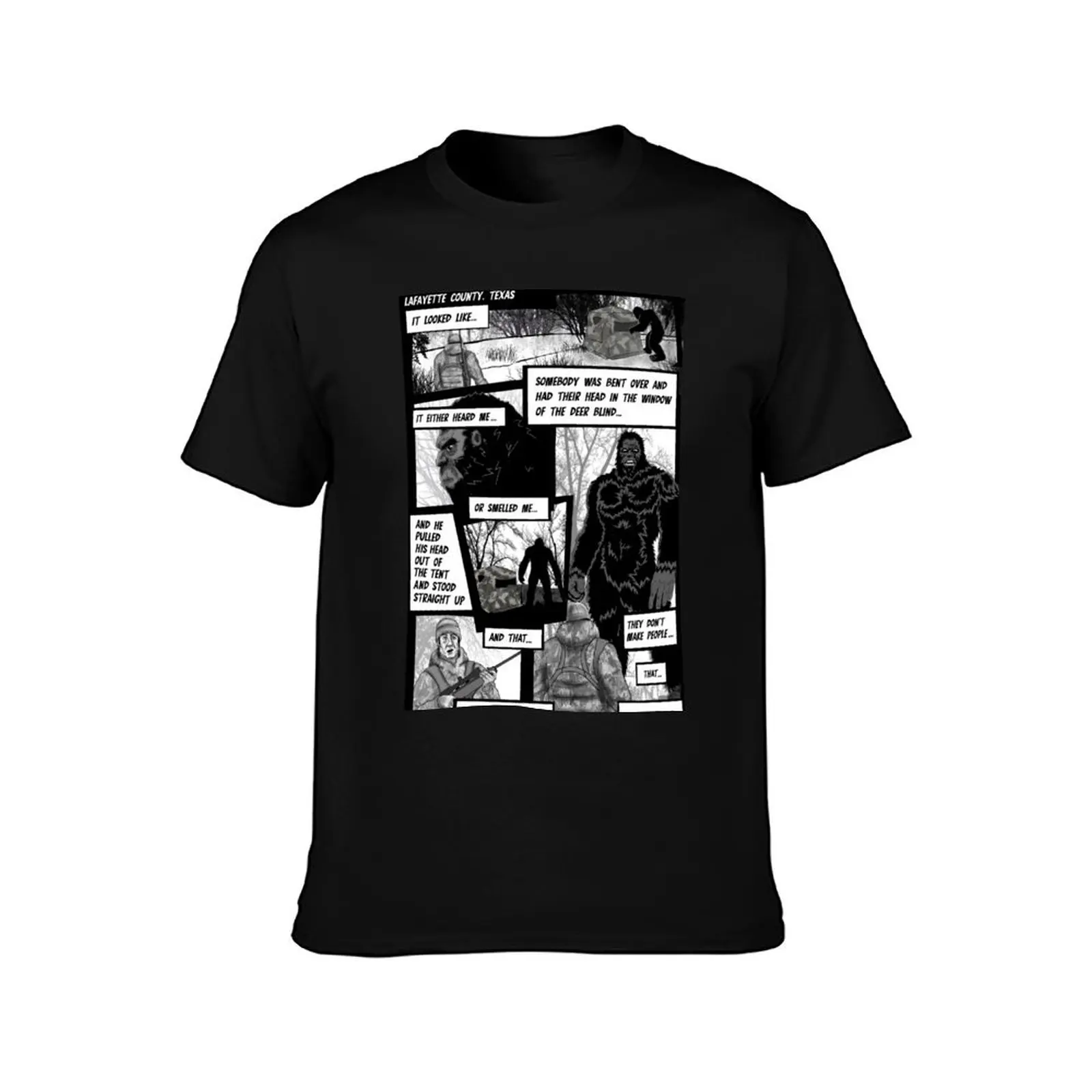 Sasquatch Chronicles - Episode 620 - Intro Dialogue - The Deer Blind T-Shirt Basic Casual Short Sleeve Cotton Shirt T-Shirt