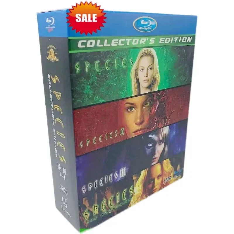 BD Blu-ray Sci-Fi Horror Movies Xenogenesis 1-4 1080P High Definition DVD Disc Box Collector's Edition