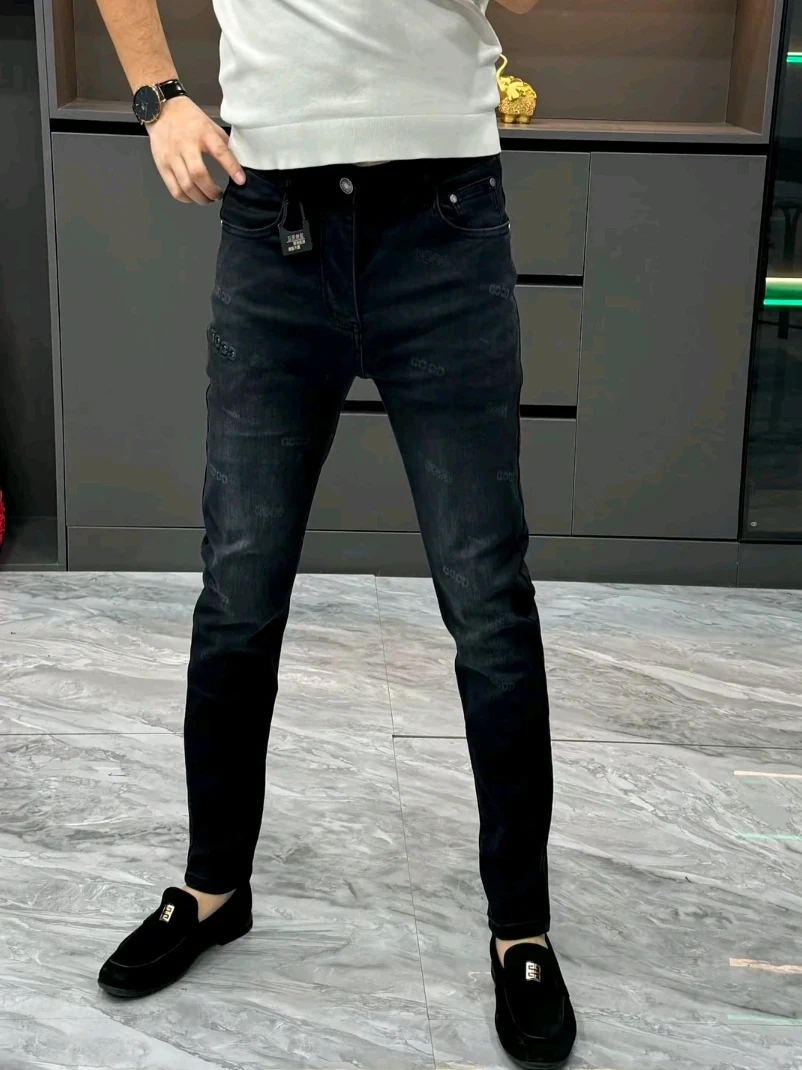 

High Quali Men's Jeans New Faion Versatile Premium Feel Trendy Straight Leg mid Waist Waed Casual Comfortable Fit
