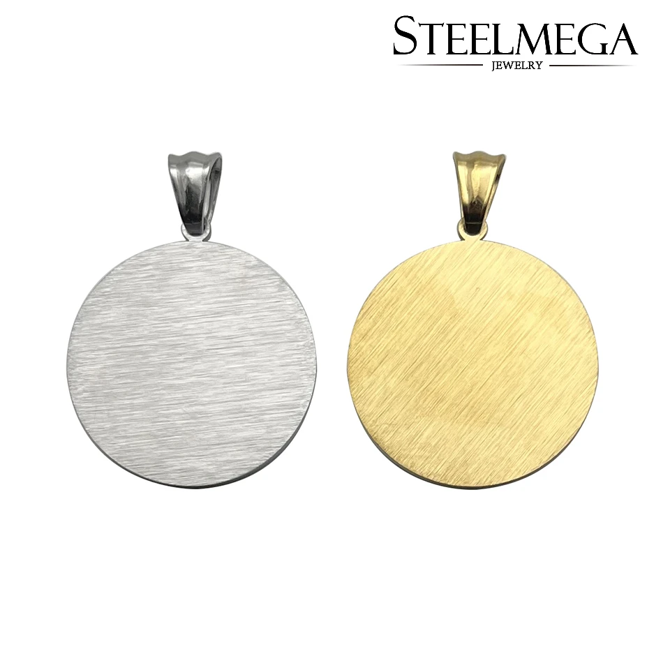 STEELMEGA Stainless Steel Pendant of Saint Michael Medal