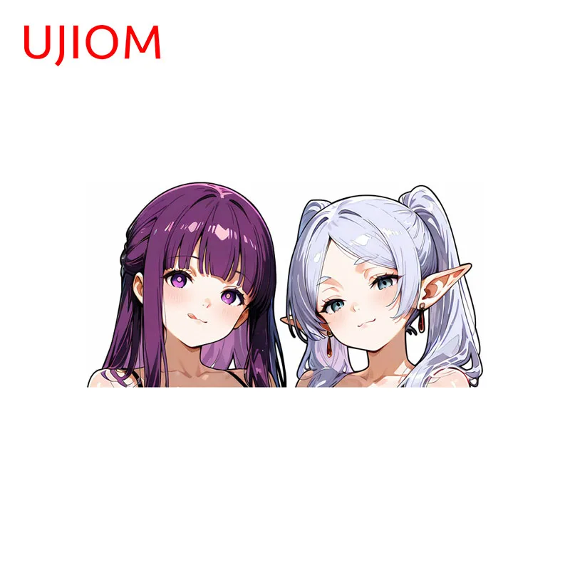 UJIOM Frieren Fern Graphics Wall Sticker Trendy Attractive Unique Scratch Proof Decal Suitable For Kitchen Cupboard Decor