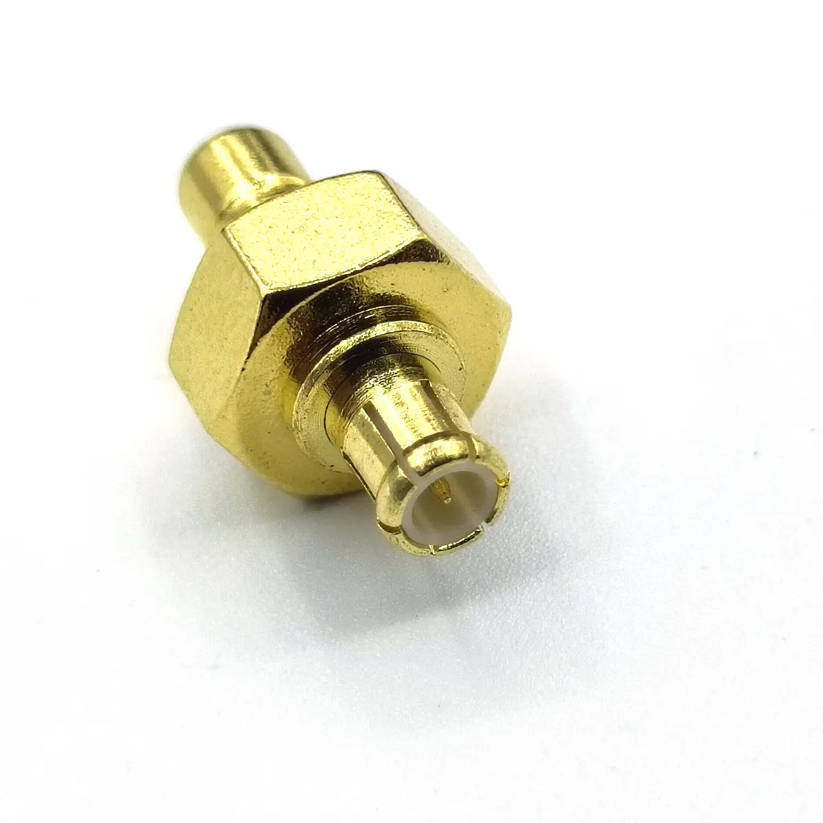 Imagem -05 - Plugue Macho Smb para Conector Macho Mcx Adaptador Reto 50 Ohms Banhado a Ouro Conversor de rf 100 Pcs