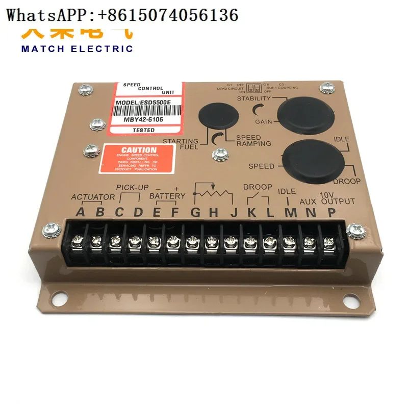 

ESD5500E Speed Control Board Electronic Governor Slow Start Idle Controller Generator Set Accessories