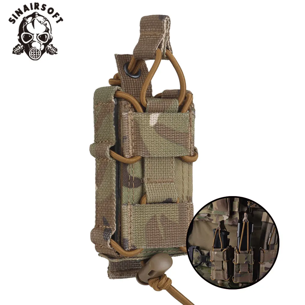 

SINAIRSOFT Tactical Pistol Nylon Mag Pouch MAG Bag Style MOLLE Flashlight Torch Holder Hunting Knife Holster Shooting