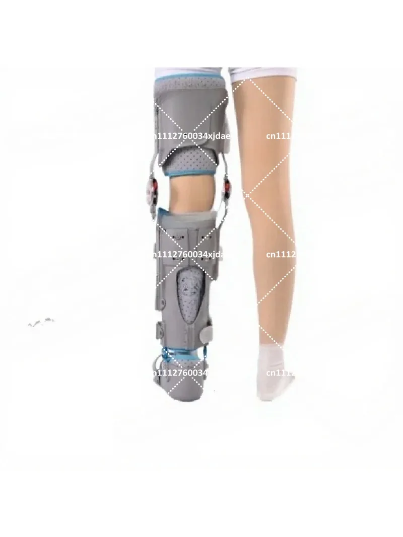 Adjustable Ankle Foot Fixation Brace for Knee Joint Tibia Fibula Support, Lower Thigh Walking Aid