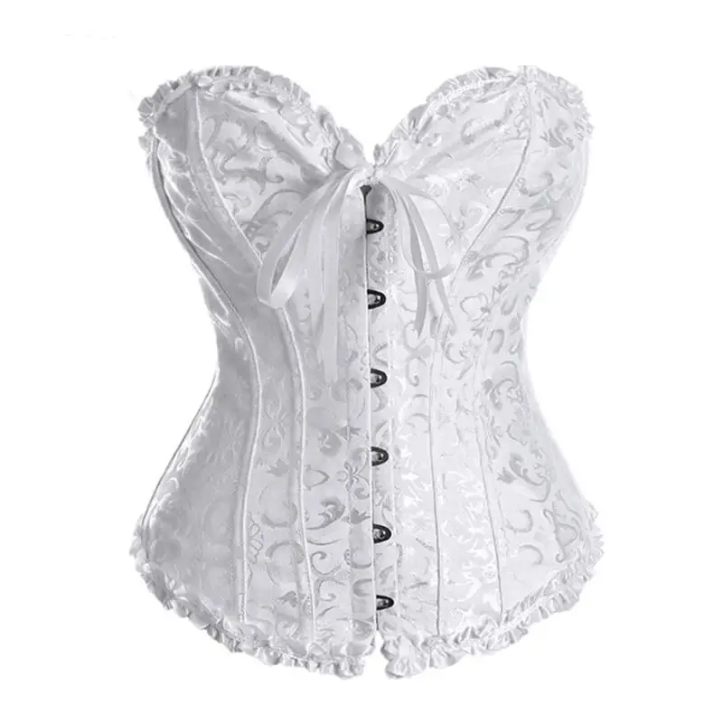 31bb-elegant-laces-up-corset-top-full-breast-support-nylon-blend-breathable-bustier-top-for-prom-event-daily-wear