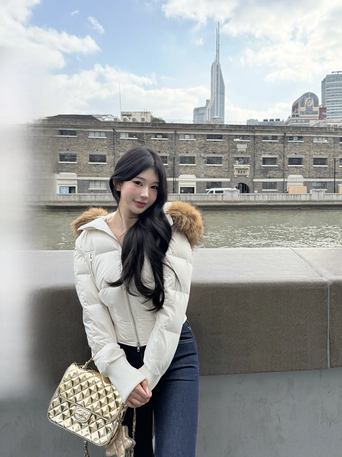 

Fbblimit Kyoto Snow Easy Dreng Detachable Sve 90 White Du down Hooded ort Puffer Jaet Ladies Casual Sle Polyest...