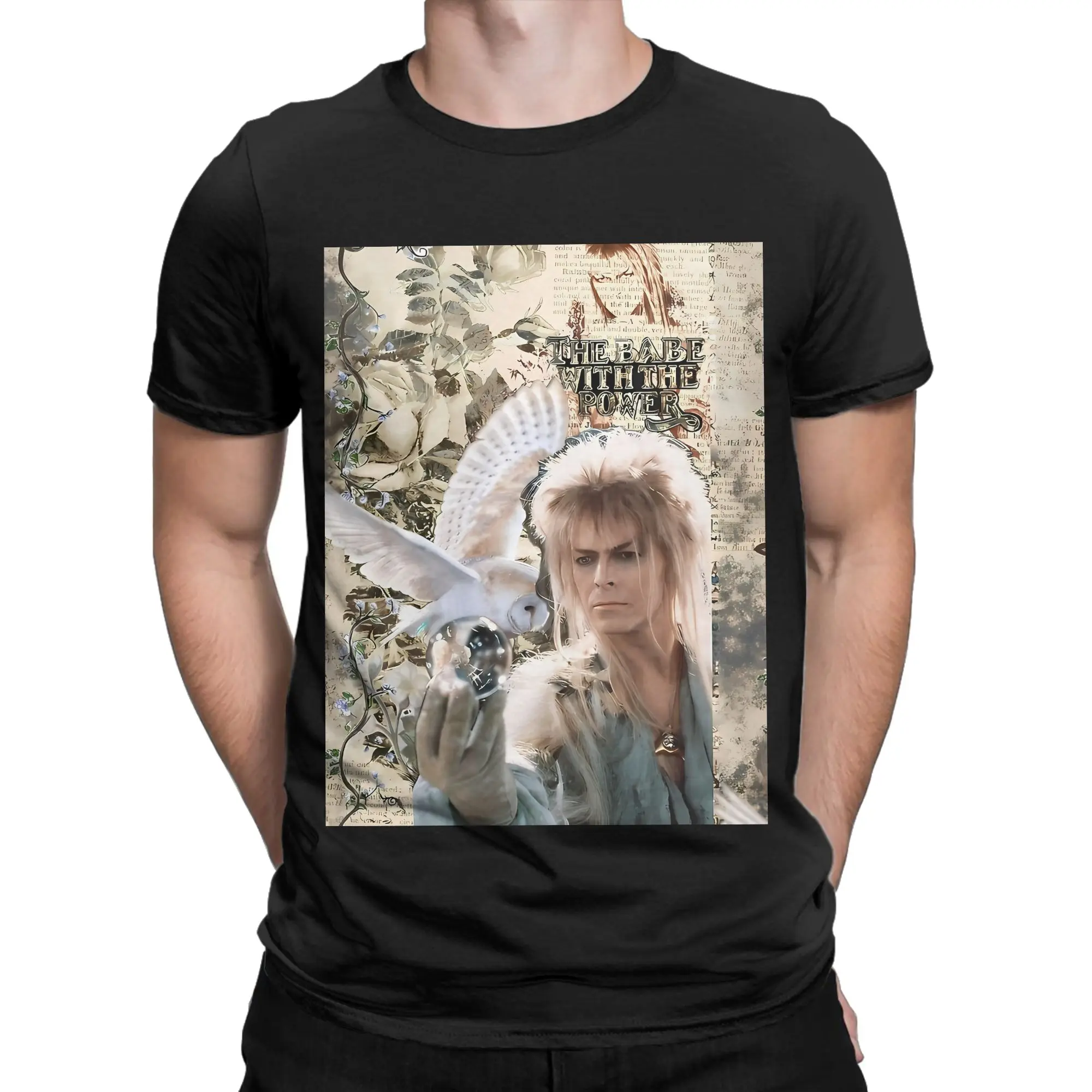 Jareth Labyrinth  Work Novelty 100% Cotton T-Shirt Labyrinth Tops Tees For Men