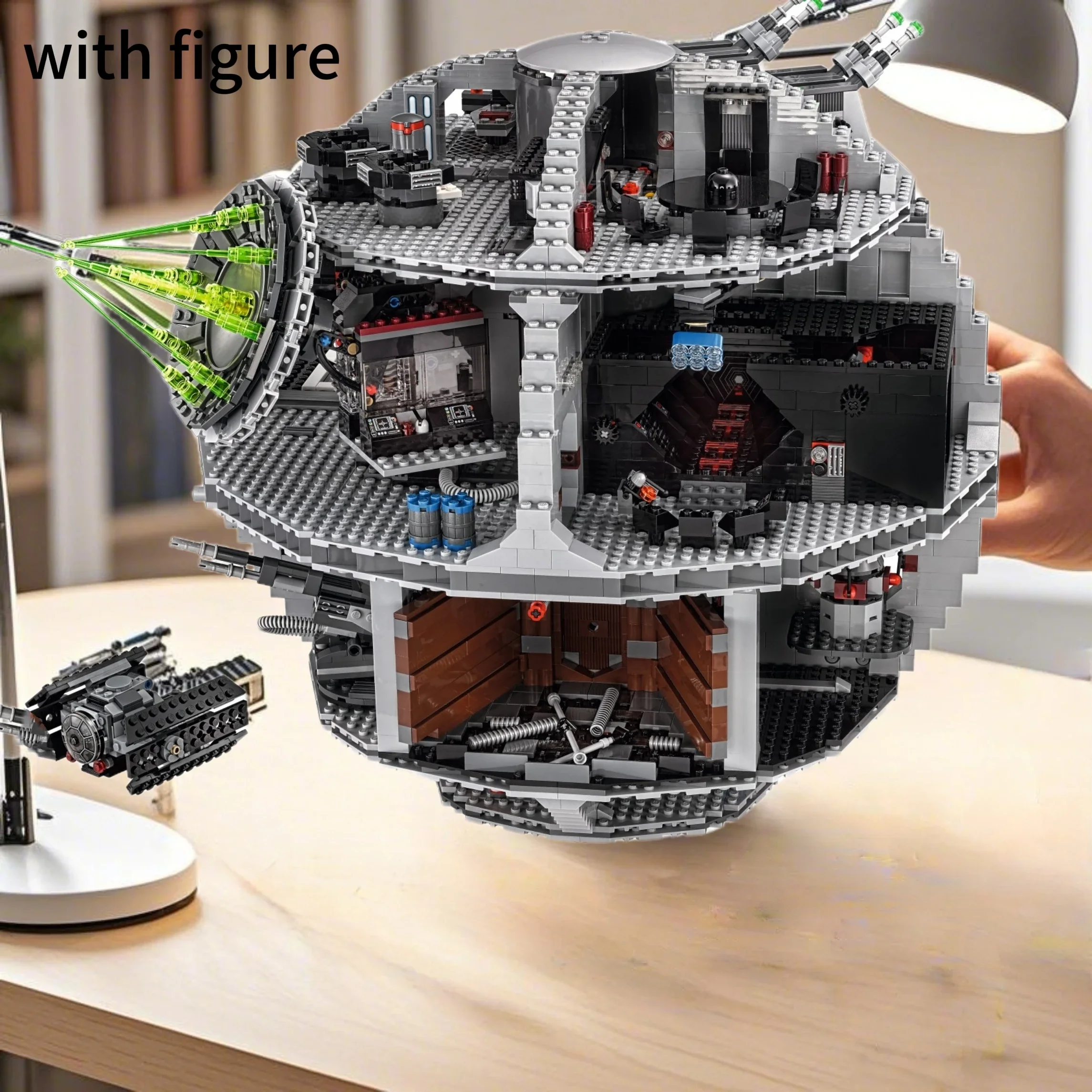 핫 세일 4126PCS 플랫폼 데스 스타 그레이트 얼티밋 빌딩 블록 브릭 모델 75159 호환 생일 장난감 선물 05063