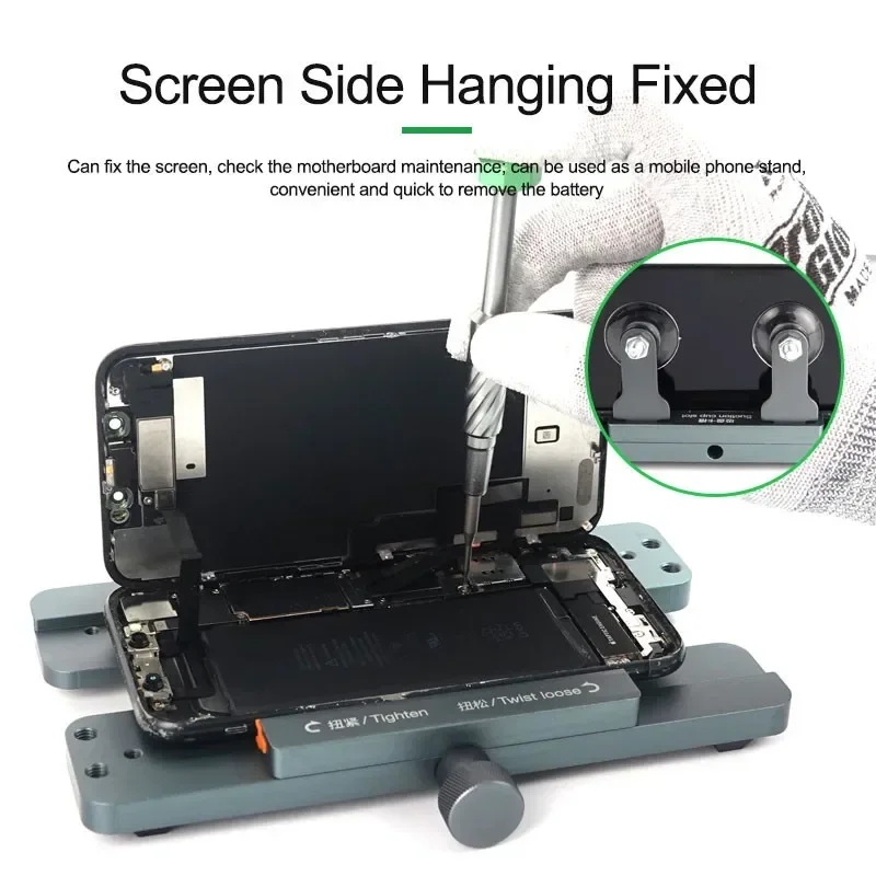 RELIFE RL-601S Plus Mini 2in1 LCD Scree Separator for Mobile Phone Rear Glass Removal Clamp Pressure Maintaining Fixture