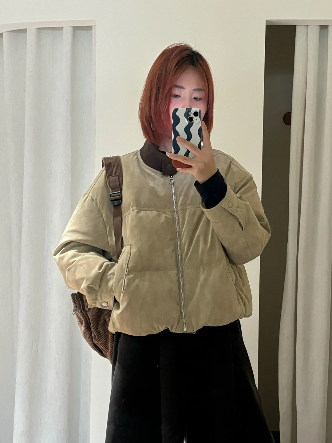

Khaki Korean Style Short Women's Cotton Jacket Stand Collar Bread Style Coat with Pockets Winter New Arrival Thickened Long S...