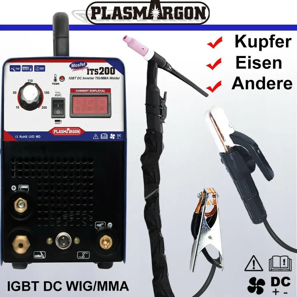 Saldatrice TIG 220V o 110/220V +/-15% IGBT DC Inverter 200A TIG MMA saldatrice a bastone saldatrice per metalli