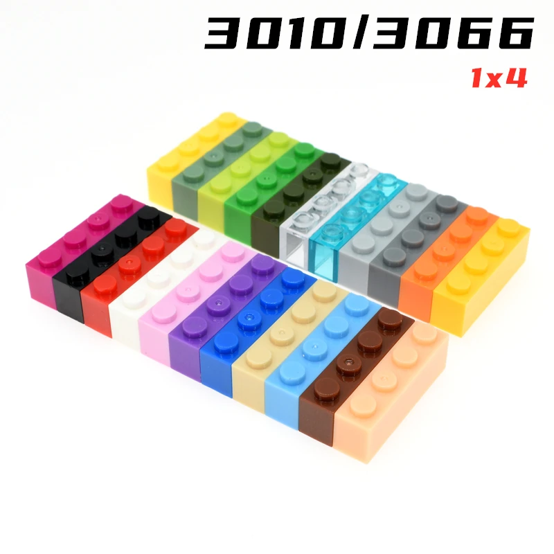 Rainbow Pig MOC Particles 3010 3066 Brick 1x4 Building Blocks Parts DIY Compatible Assembles Bricks Model Educational Tech Toys