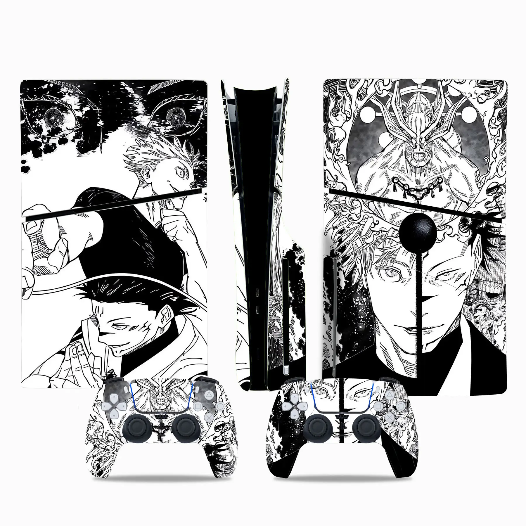 jujutsu-kaisen-anime-slim-disc-skin-sticker-protetor-de-vinil-decalque-para-controlador-de-console-ps5-slim-disk