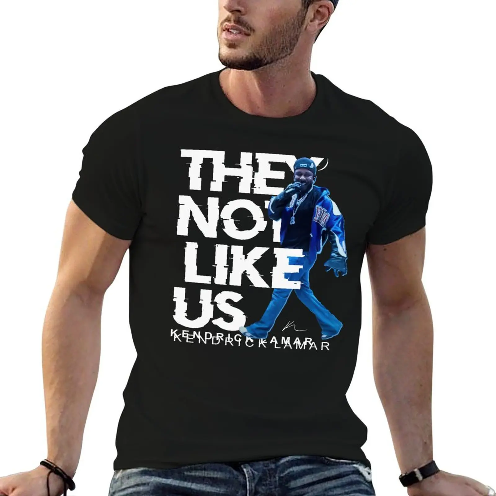

Kendrick Lamar They Not Like Us 2025 T-Shirt cotton t shirts man 100% anime t shirts oversize T-Shirt