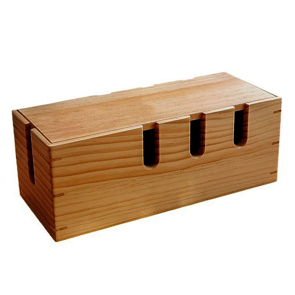 

Creative Solid Wood Storage Hub: Organize Cords & Devices Stylishly! Home Hardware Replacement Parts