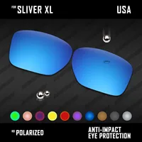 OOWLIT-Lentes de repuesto para gafas de sol, lentes polarizadas, multicolor, para Oakley Sliver XL OO9341