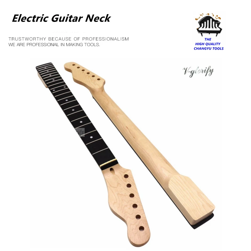 

New 6 string TL model Electric Guitar Neck matt Black fingerboard 22Fret DIY Guitar accessories parts