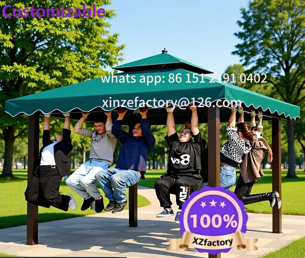 Customizable outdoor pavilion courtyard outdoor wrought iron villa leisure pavilion balcony canopy rooftop garden canopy
