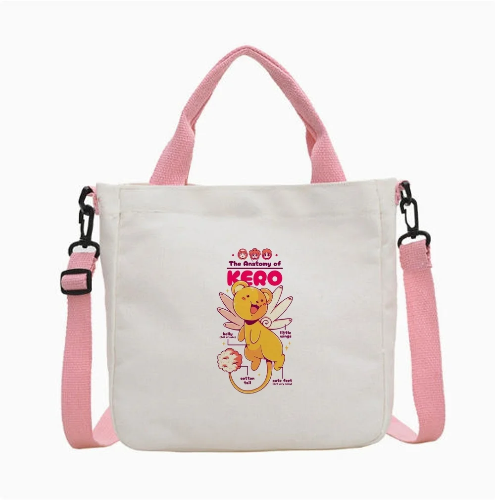 Sakura Card Captor tote bag shopper canvas  sac cabas shoulder  reusable femme