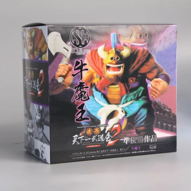 Japanese Comics Dragon Ball Battle Bull King Black Myth Gyuumaou Goku in Vehicle Animation Theme Desktop Ornaments Statue Bandai