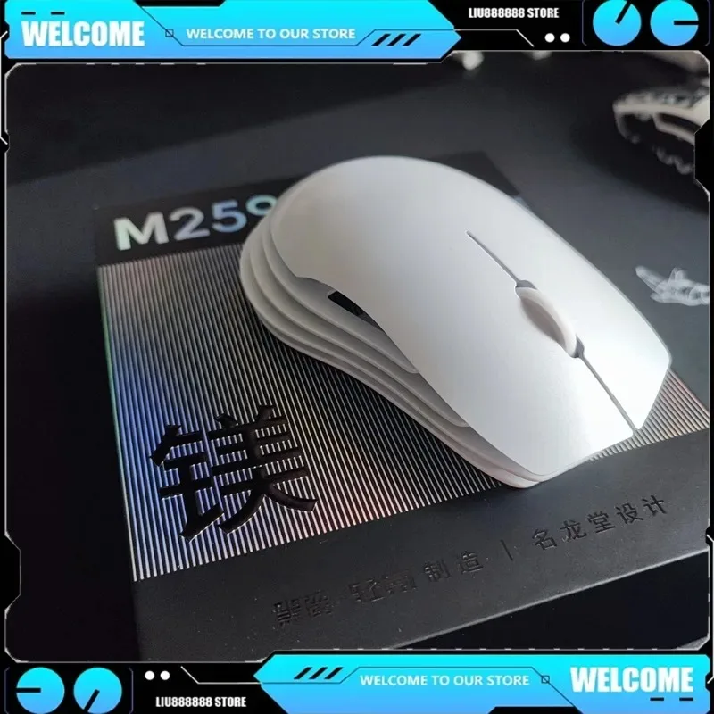 

AJAZZ M259 64g Lightweight Tri Mode Magnesium Aluminum PAW3395 Sensor Horizontal Hollow Design Alloy Wireless Bluetooth Mouse