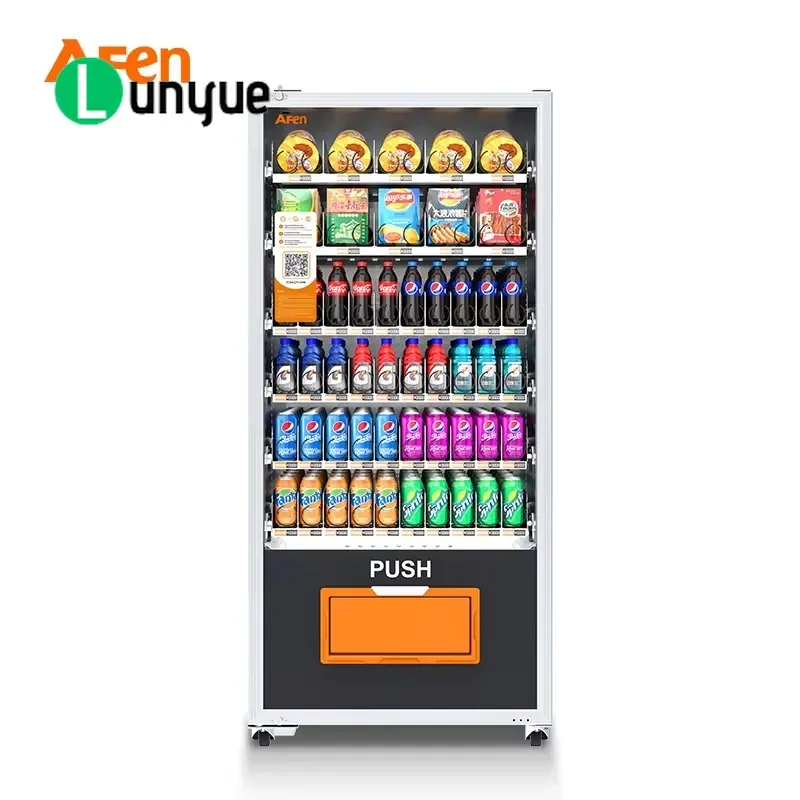 Cashless QR Code Vending Machine for Singapore Bulk Sales Contactless Payment Smart Retail Solution High Efficiency Easy