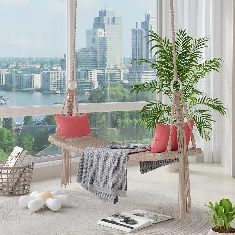 

Hanging Chair Cradle Indoor Swing Outdoor Home Hanging Basket Rocking Chair Swing Balcony Hanging Chair