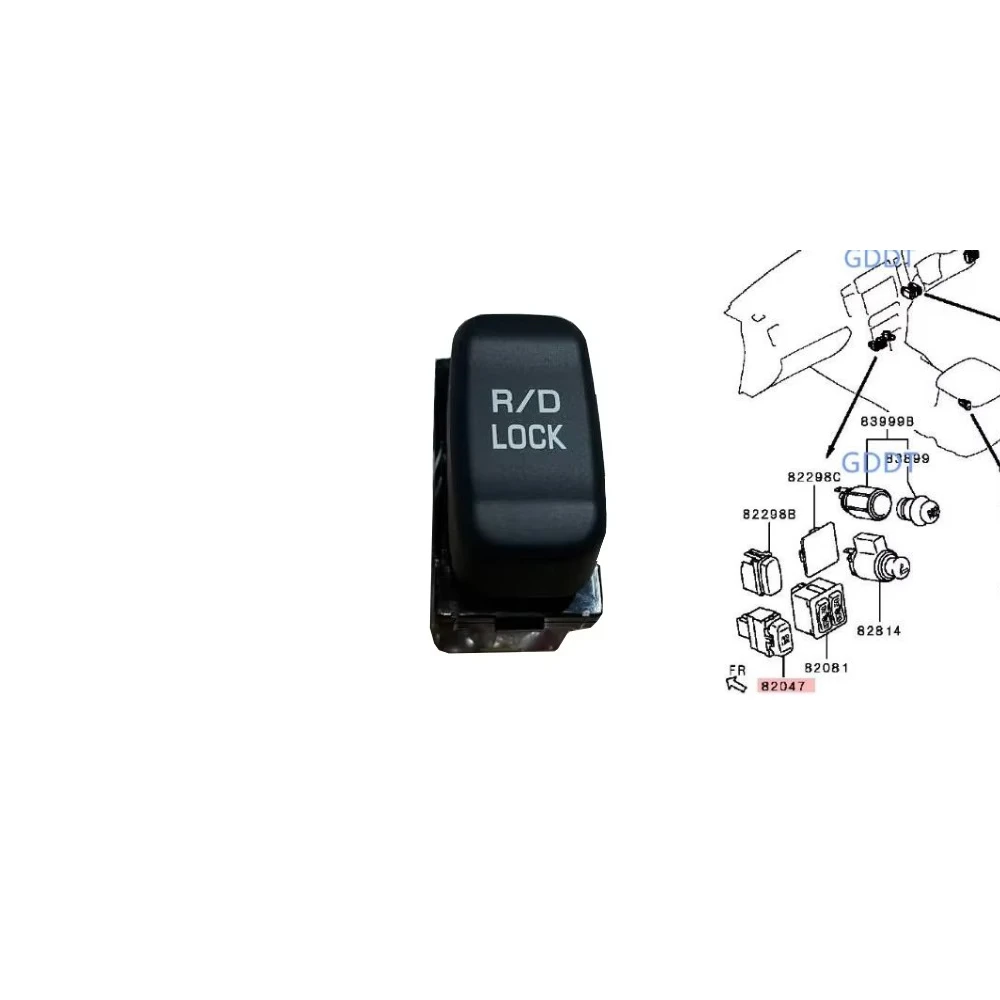 Differential Lock Switch for Pajero V97 8606A012 R/D LOCK for Shogun V80 Diff Control for Montero Sport Kh00