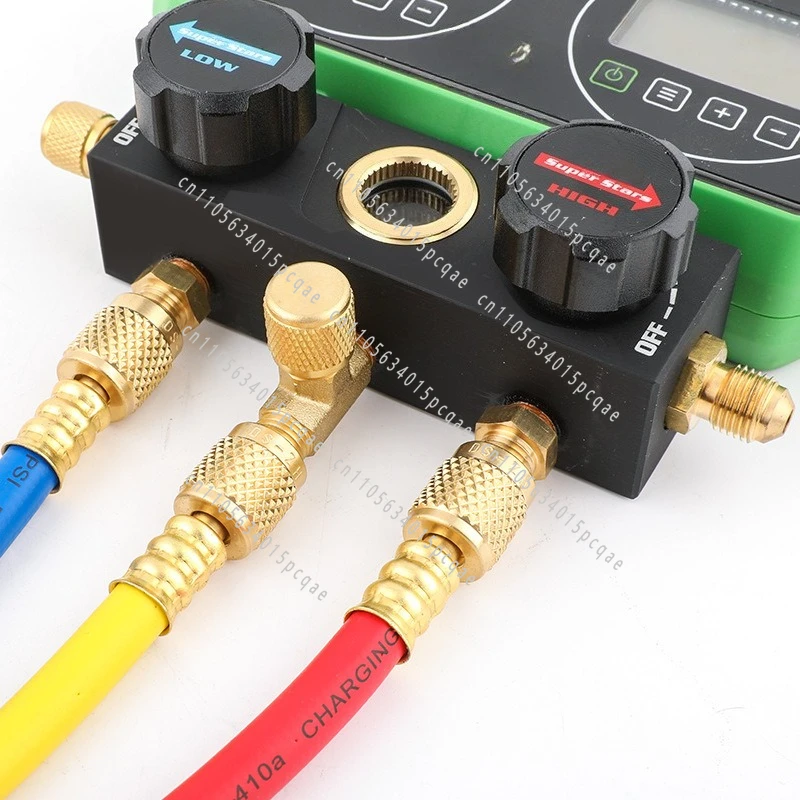 Electronic fluoride meter ST-B268Dvisual digital display double meter pressure gauge group cold coal pumping vacuum double meter