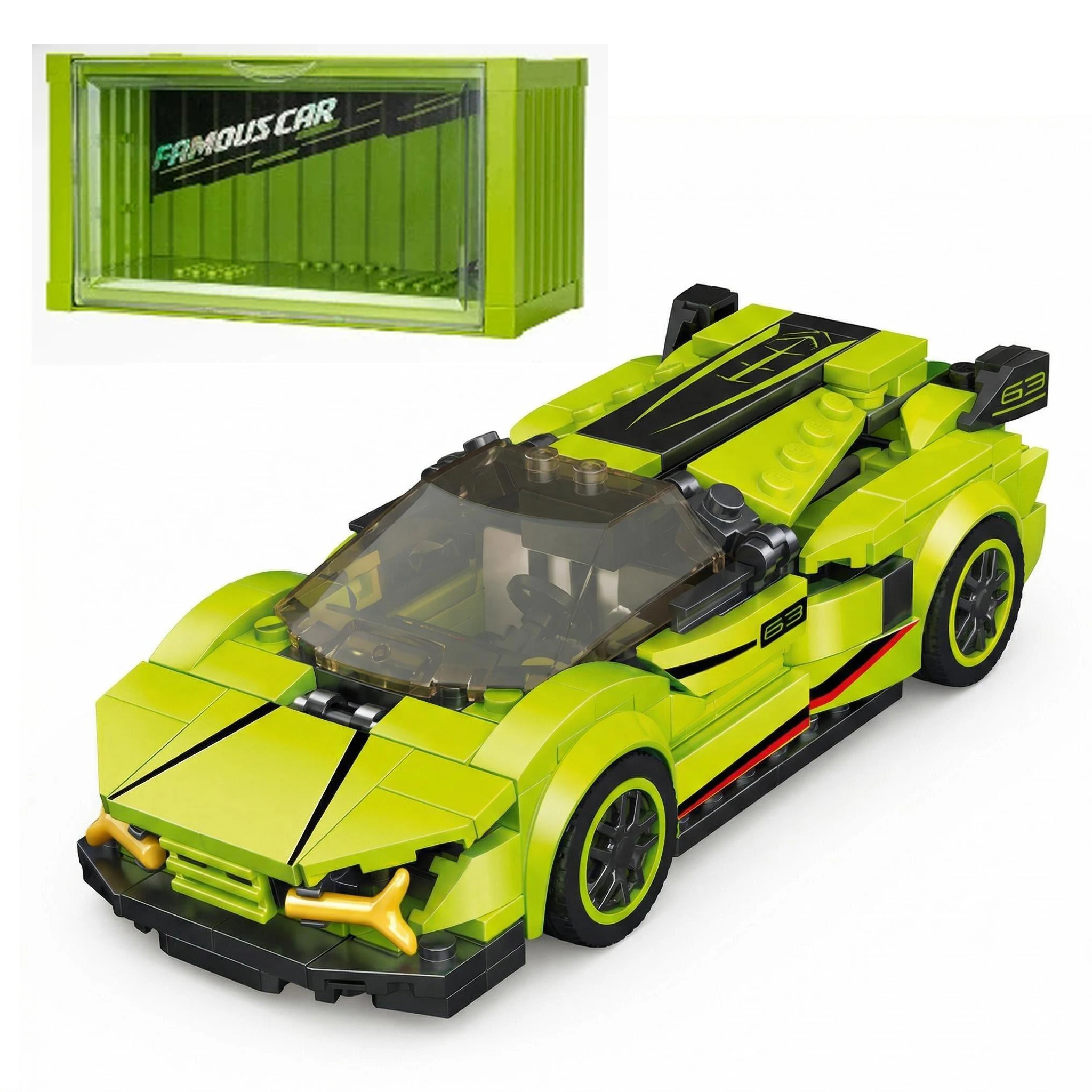 

286pcs Building Blocks Car Kit DIY Construction Educational Bricks Toys Car for 8+ age kids and addults fun build