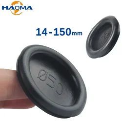 Zwart Rubber Bedrading Grommet Kit Ring Pakking Enkelzijdig Blind Gat Plug Voor Bescherm Draad Elektrische Kabel Apparaat Loodgieterswerk