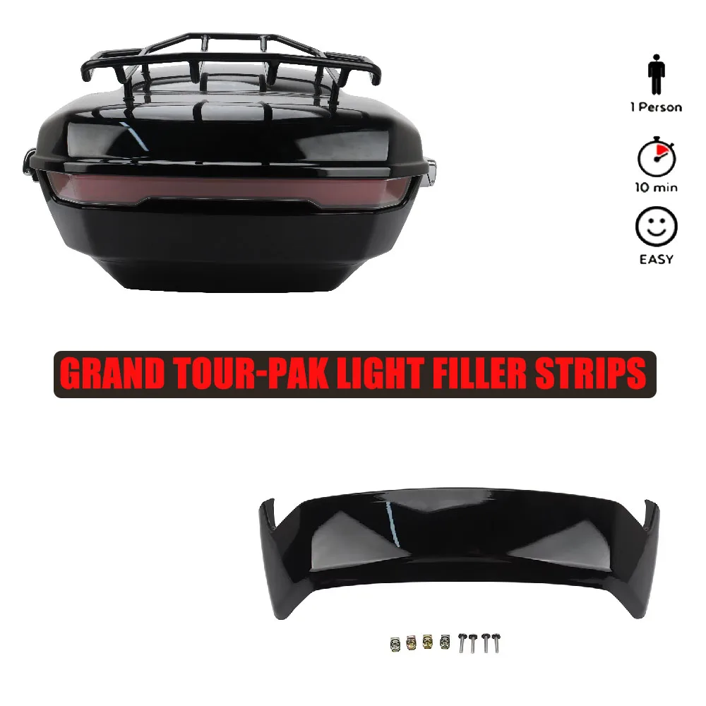 New Model motorcycle Grand Tour Pak Light Filler Strips For Harley CVO ST Street Glide Road Glide FLHX Limited FLHXL 2023-2026