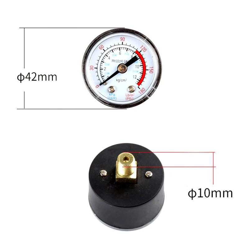 

90-120PSI Air Compressor Manifold Regulator Gauges Pressure Durable Switch Control Valve 90-120PSI Switch Control Valve